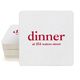 Big Word Dinner Square Coasters Image 3 of 3
